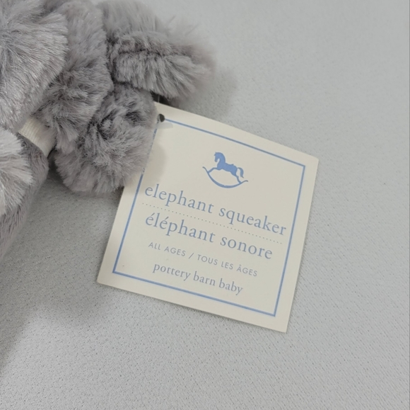 Pottery Barn Baby Elephant Squeaker - Picture 2 of 12